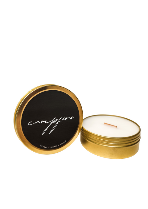 Campfire, Travel Tin Candle