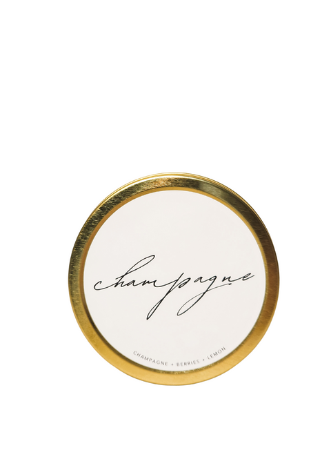 Champagne, Travel Tin Candle