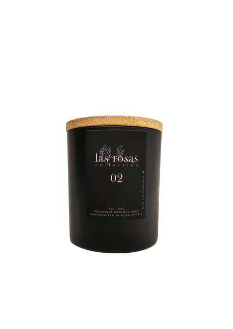 Las Rosas 02, Wood Wick Coco Apricot Candle