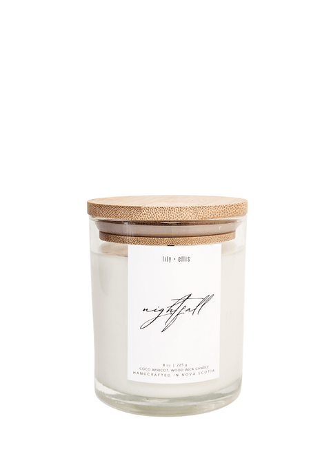 Nightfall, Wood Wick Coco Apricot Candle